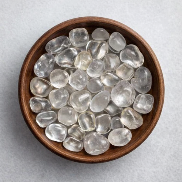 Cuarzo Cristal rolado 100 gr Gregorina